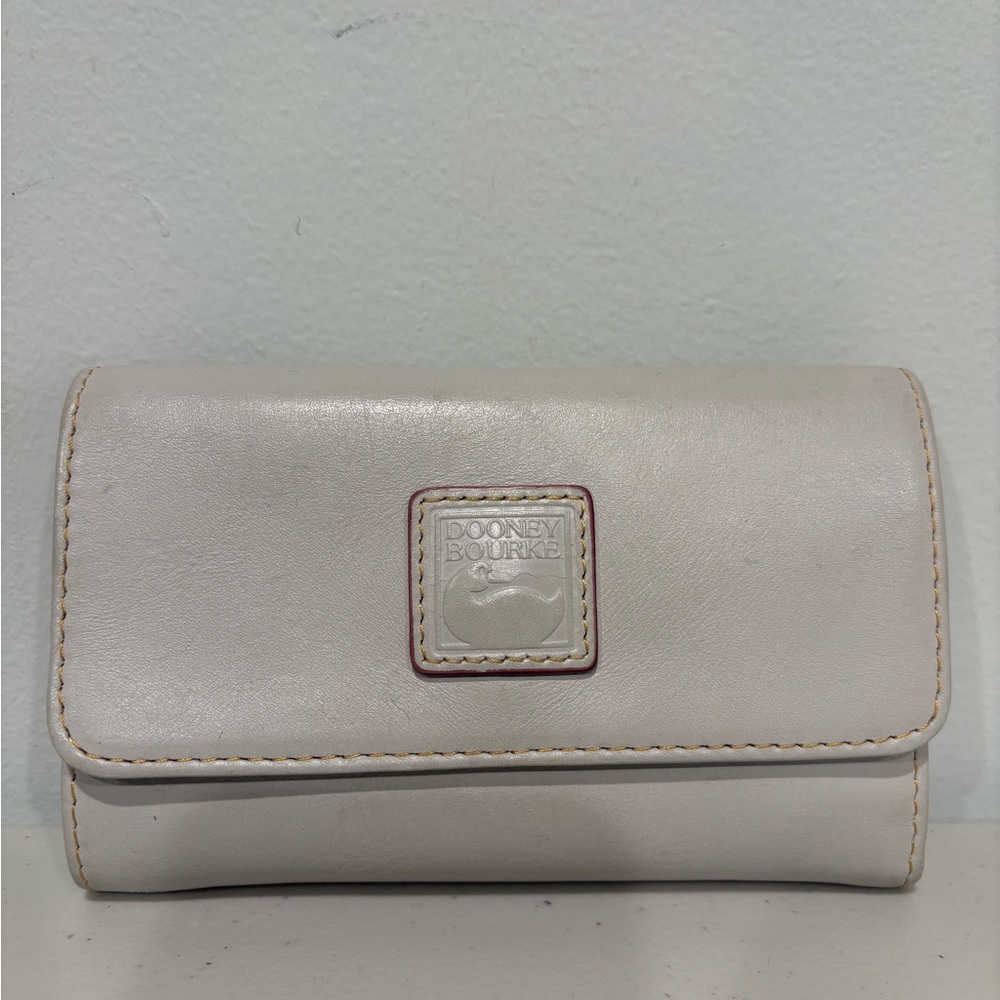 Dooney & Bourke Taupe Leather Wallet
